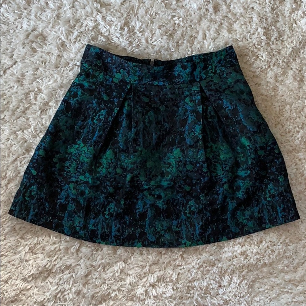Banana republic green and blue skirt